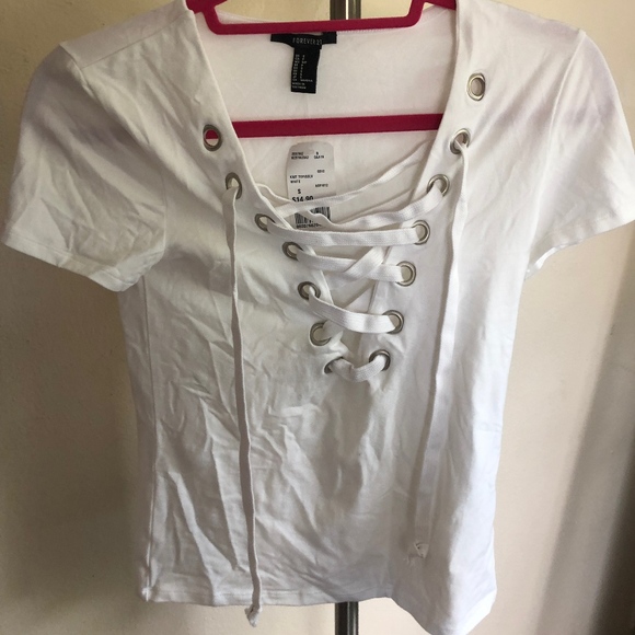 white forever 21 t-shirt - Picture 1 of 1
